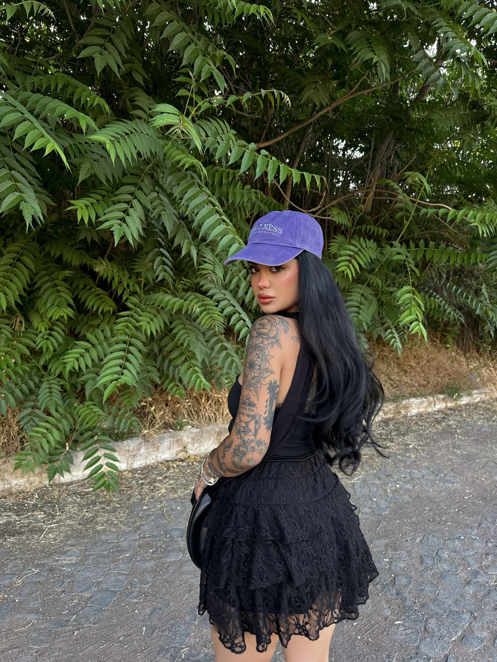 Black Lace Skort