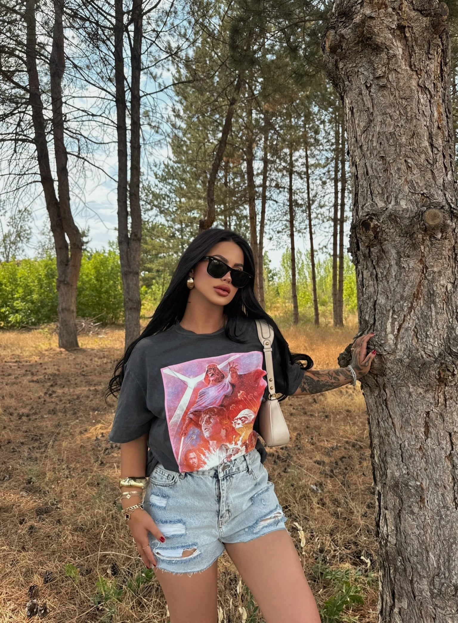 Empire Dress & T-Shirt Set