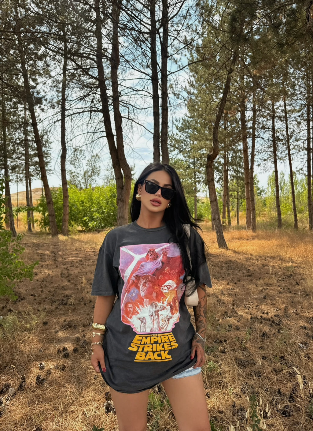 Empire Dress & T-Shirt Set