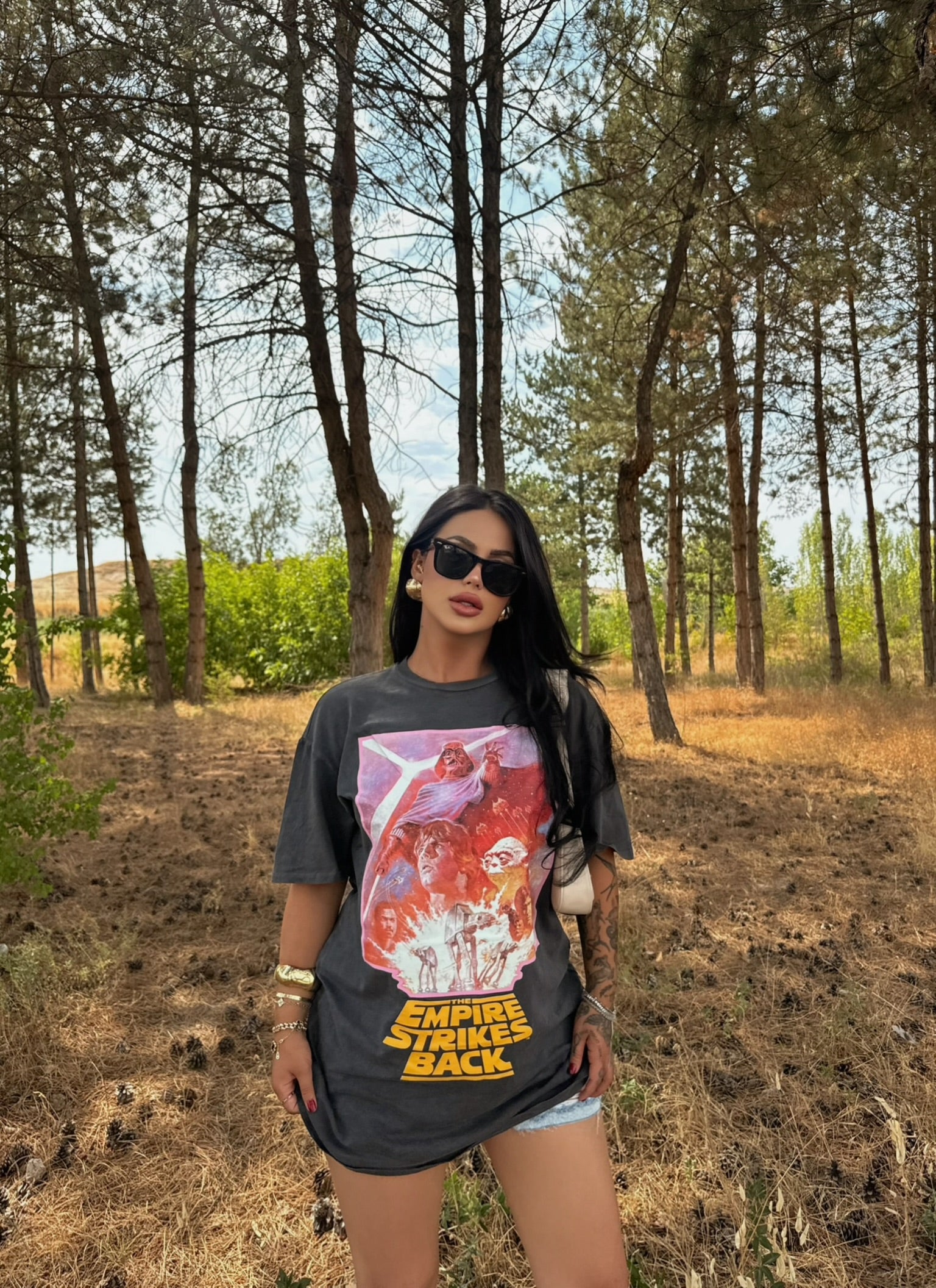 Empire Dress & T-Shirt Set