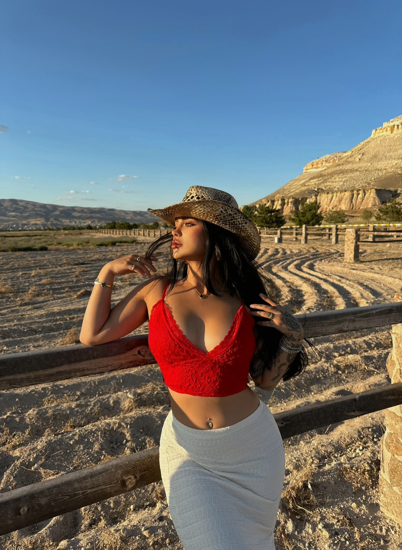 Red Padded Bustier