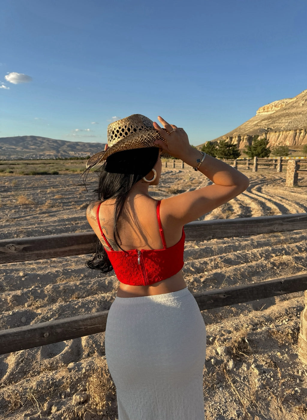 Red Padded Bustier